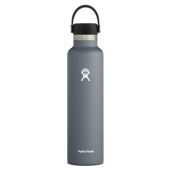 Hydro Flask 08. DRINKWARE - WATER BOTTLES - WATER BOTTLES 24 oz Standard Mouth STONE