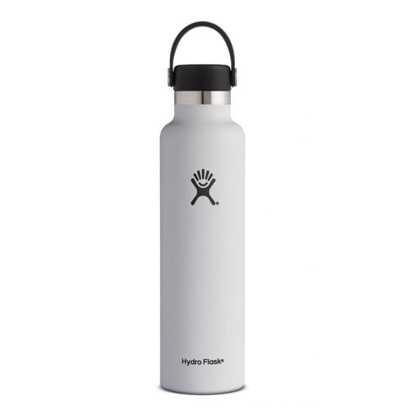 Hydro Flask 17. CAMPING ACCESS - HYDRATION 24 oz Standard Mouth WHITE