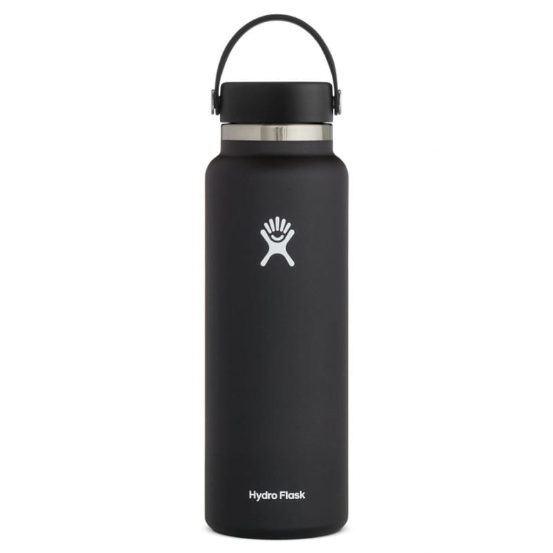 Hydro Flask 17. CAMPING ACCESS - HYDRATION 40 oz Wide Mouth with Flex Cap BLACK