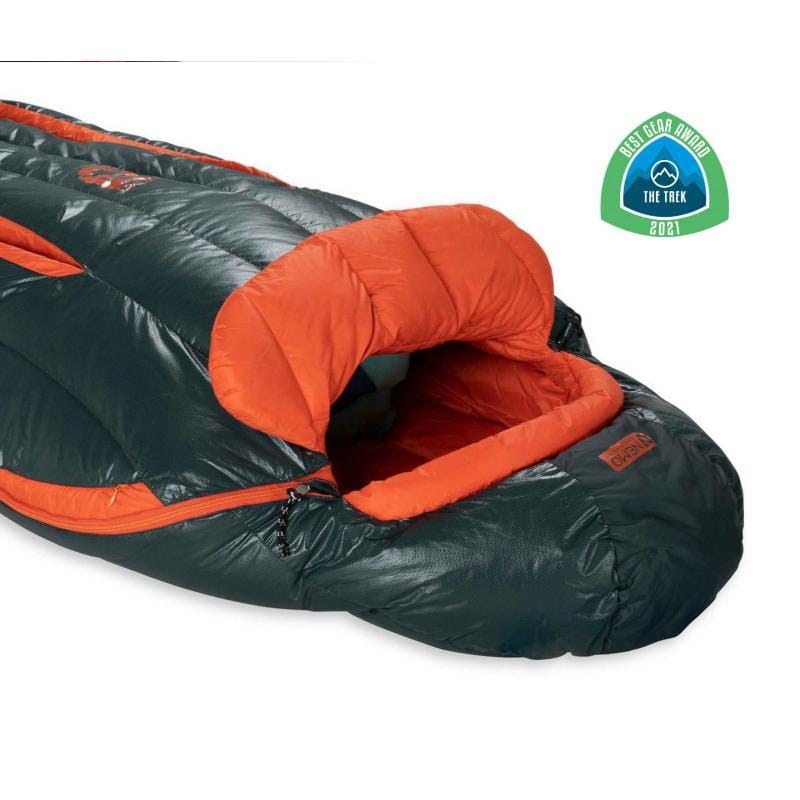 NEMO 16. SLEEPING BAGS_TENTS - DOWN BAGS Men's Riff 15 Sleeping Bag - Regular - Ember Red / Deep Water