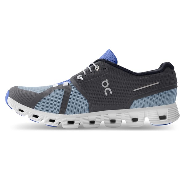 On Running 12. SHOES - MENS RUNNING SHOE Men's Cloud 5 Push ECLIPSE | CHAMBRAY
