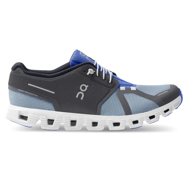 On Running 04. MENS FOOTWEAR - MENS SHOES - MENS SHOES RUNNING Men's Cloud 5 Push ECLIPSE | CHAMBRAY