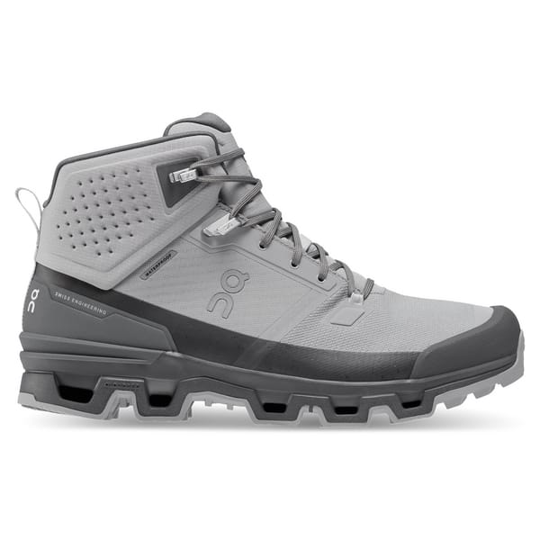 On Running 12. SHOES - MENS HIKING SHOE Men's Cloudrock 2 Waterproof ALLOY | ECLIPSE