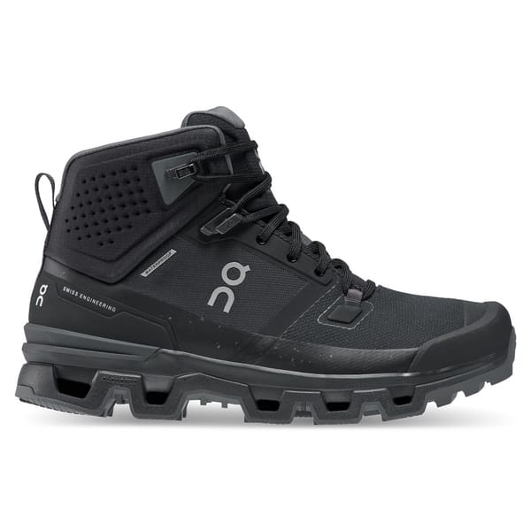 On Running 05. WOMENS FOOTWEAR - WOMENS BOOTS - WOMENS BOOTS HIKING Women's Cloudrock 2 Waterproof BLACK | ECLIPSE