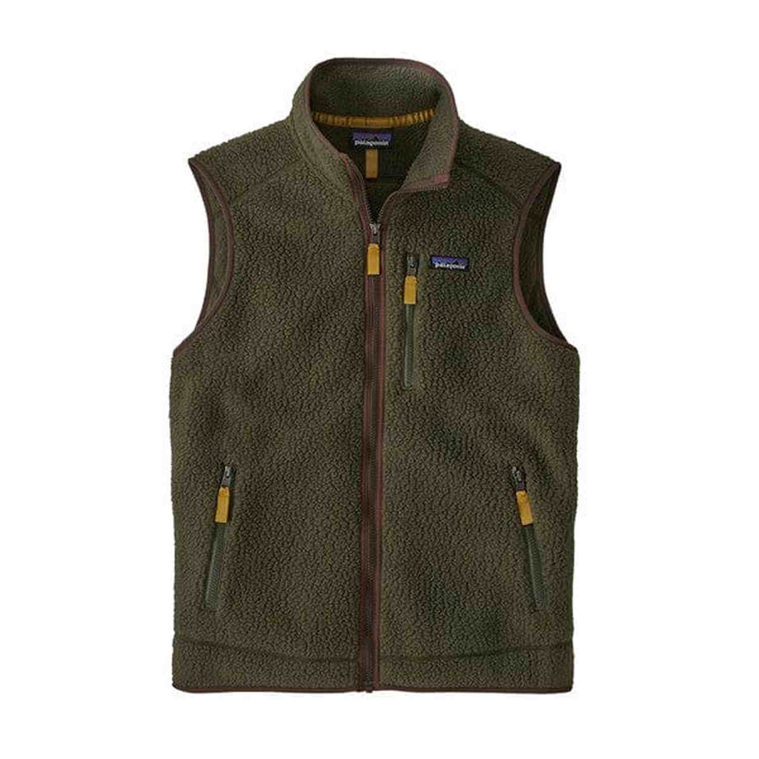 Patagonia 01. MENS APPAREL - MENS VEST - MENS VEST FLEECE Men's Retro Pile Vest BSNG BASIN GREEN
