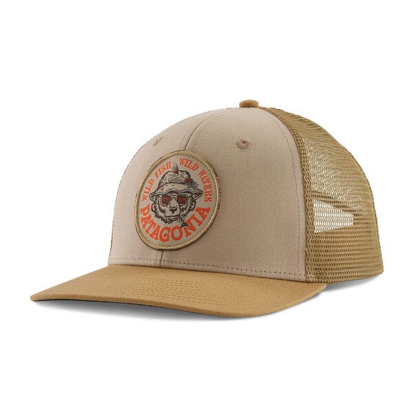Patagonia 20. HATS_GLOVES_SCARVES - HATS Take a Stand Trucker Hat WIGT WILD GRIZZ | OAR TAN ALL