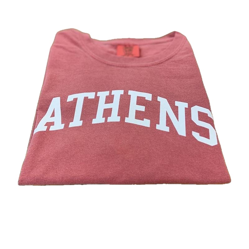 PTS 01. MENS APPAREL - MENS T-SHIRTS - MENS T-SHIRT SS Athens Comfort Colors Short Sleeve Tee BRICK