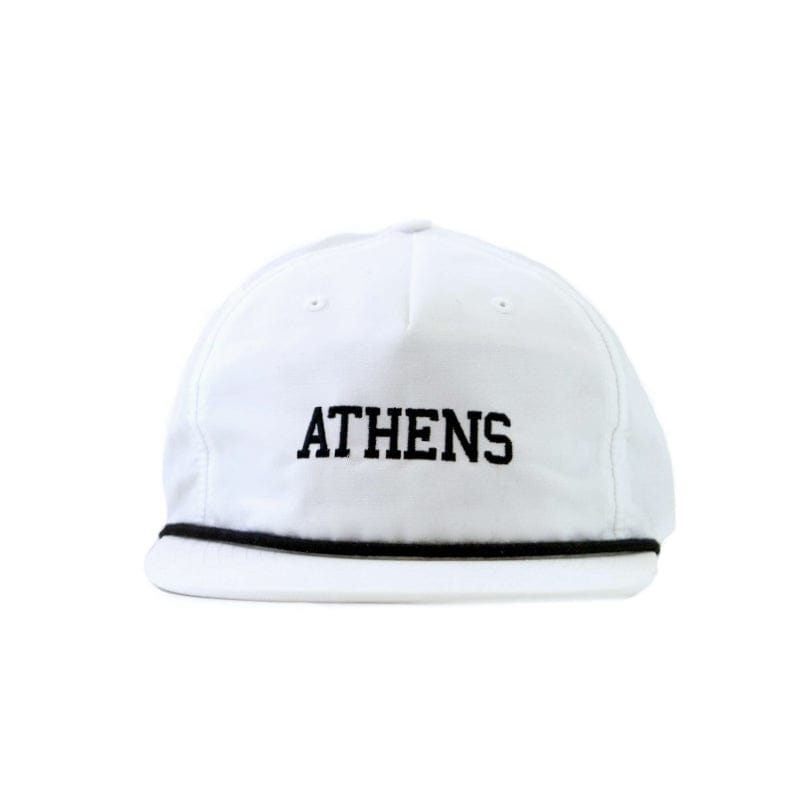 Richardson 20. HATS_GLOVES_SCARVES - HATS Athens Rope Hat - White with Black Rope