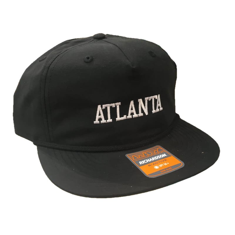 Richardson 11. HATS - HATS BILLED - HATS BILLED Atlanta Rope Hat BLACK