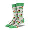 Socksmith SOCKS - MENS SOCKS - MENS SOCKS GIFT Men's Dumpster Fire Socks GRAY HEATHER 10-13