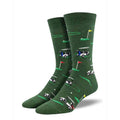 Men’s Putting Around Socks Socksmith - GREEN HEATHER / 10-13
