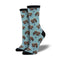 Socksmith SOCKS - WOMENS SOCKS - WOMENS SOCKS GIFT Significant Otter Socks BLUE CHALK 9-11