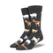 Socksmith 06. SOCKS - MENS SOCKS - MENS SOCKS GIFT Silly Billy Socks CHH CHARCOAL HEATHER