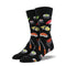 Socksmith SOCKS - MENS SOCKS - MENS SOCKS GIFT Sushi BLACK 10-13