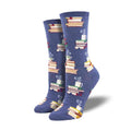 Women’s Love Stories Socks Socksmith - BLUE HEATHER / 9-11