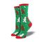 Socksmith 06. SOCKS - MENS SOCKS - MENS SOCKS GIFT Women's Mythical Kissmas Socks GREEN 9-11