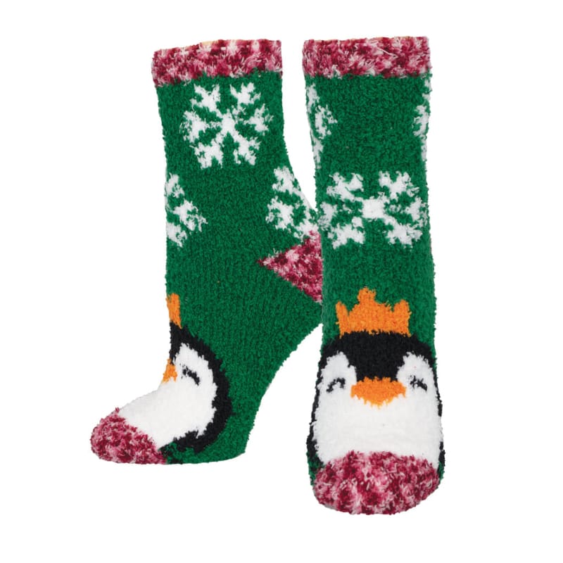 Socksmith SOCKS - WOMENS SOCKS - WOMENS SOCKS GIFT Women's Penguin Socks GREEN 9-11