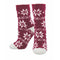 Socksmith 06. SOCKS - WOMENS SOCKS - WOMENS SOCKS GIFT Women's Warm & Cozy Fair Isle Fun Socks RED 9-11