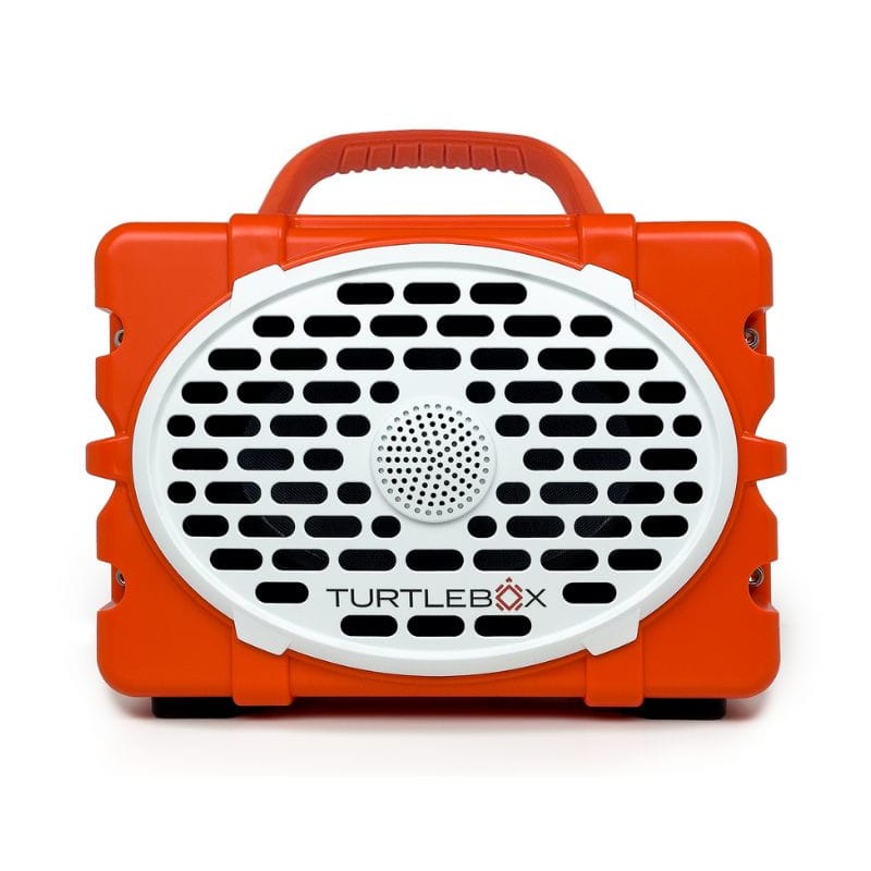 TURTLEBOX 21. GENERAL ACCESS - ELECTRONICS Turtlebox Speaker ORANGE WHITE