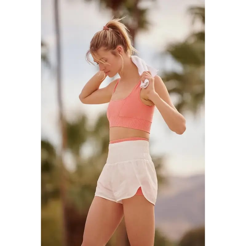 FP Movement 02. WOMENS APPAREL - WOMENS SHORTS - WOMENS SHORTS ACTIVE Women's The Way Home Short OPTIC WHITE