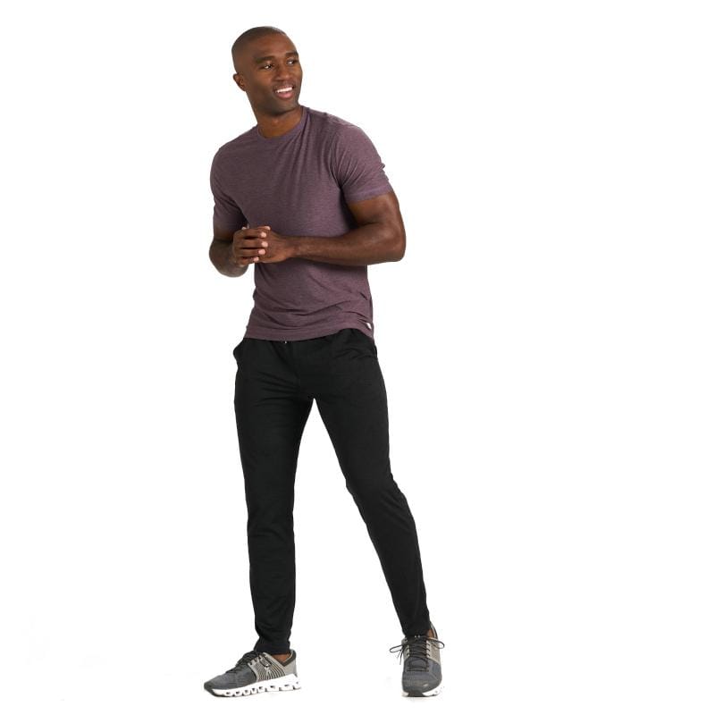 Vuori 01. MENS APPAREL - MENS PANTS - MENS PANTS LOUNGE Men's Ponto Performance Pant BLACK HEATHER