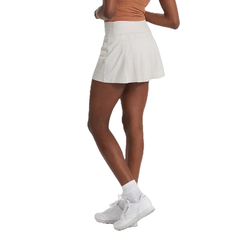 Vuori 02. WOMENS APPAREL - WOMENS DRESS|SKIRT - WOMENS SKIRT ACTIVE Women's Halo Performance Skirt HST SALT HEATHER