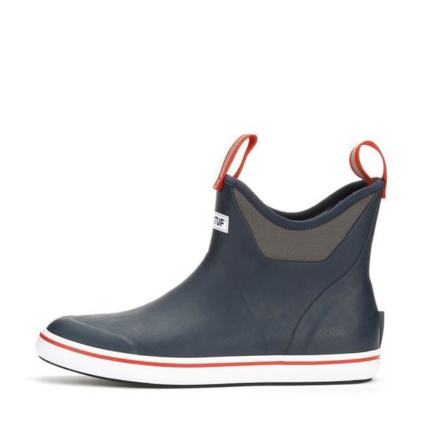 Xtratuf 10. BOOTS - MENS BOOTS Men's Ankle Deck Boot 6in NAVY | RED