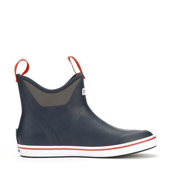 Xtratuf MENS FOOTWEAR - MENS BOOTS - MENS BOOTS CASUAL Men's Ankle Deck Boot 6in NAVY | RED