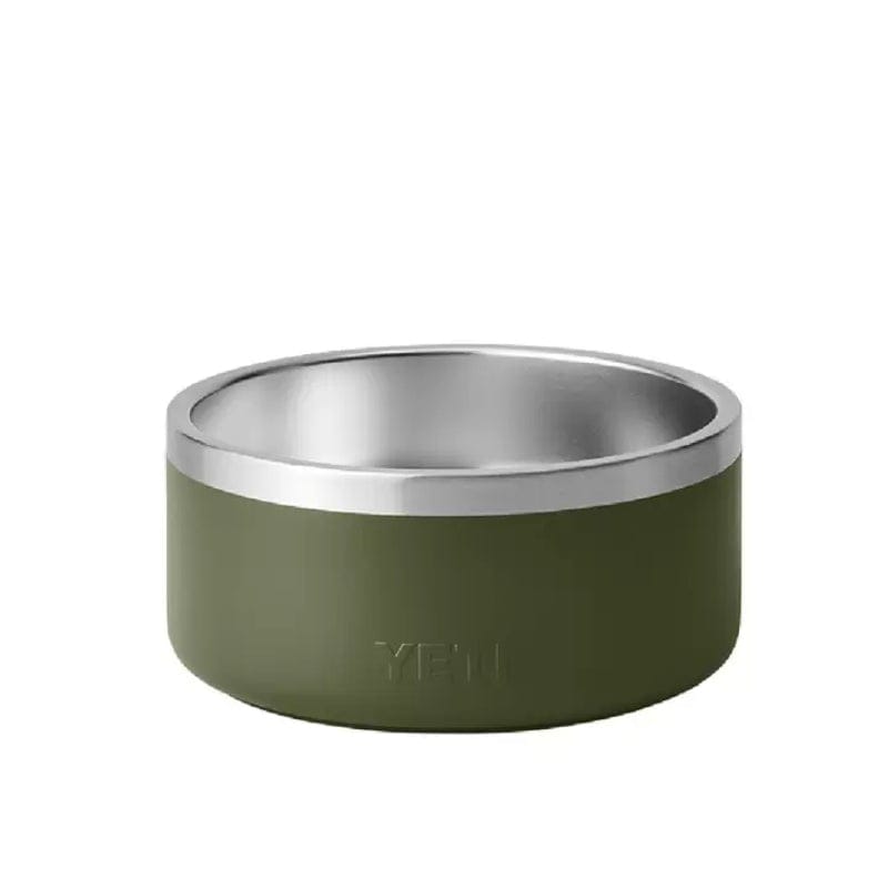 YETI 21. GENERAL ACCESS - COOLER STAINLESS Boomer 4 Dog Bowl HIGHLANDS OLIVE