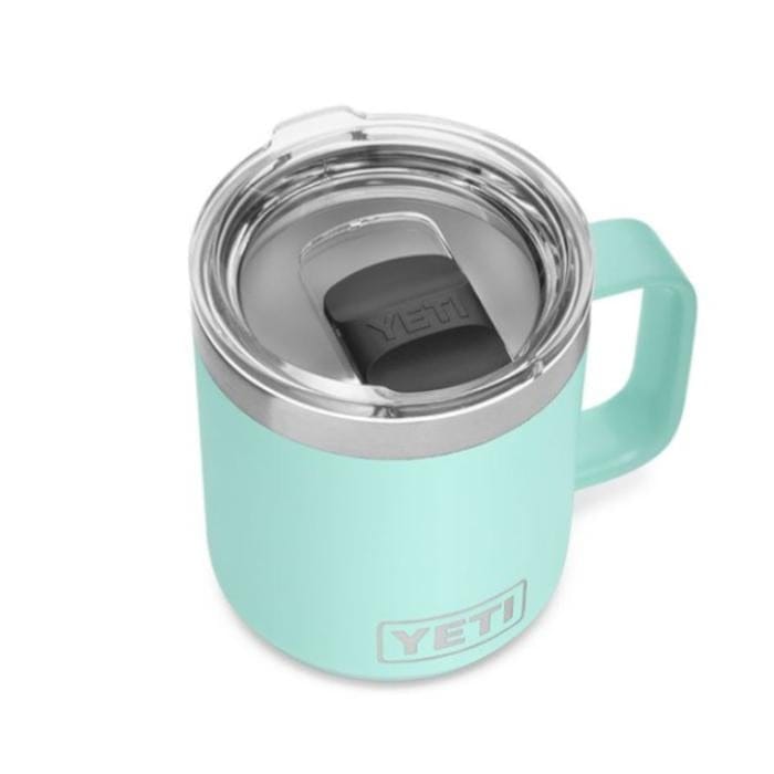 YETI 21. GENERAL ACCESS - COOLER STAINLESS Rambler 10 Oz Stackable Mug with Magslider Lid SEAFOAM