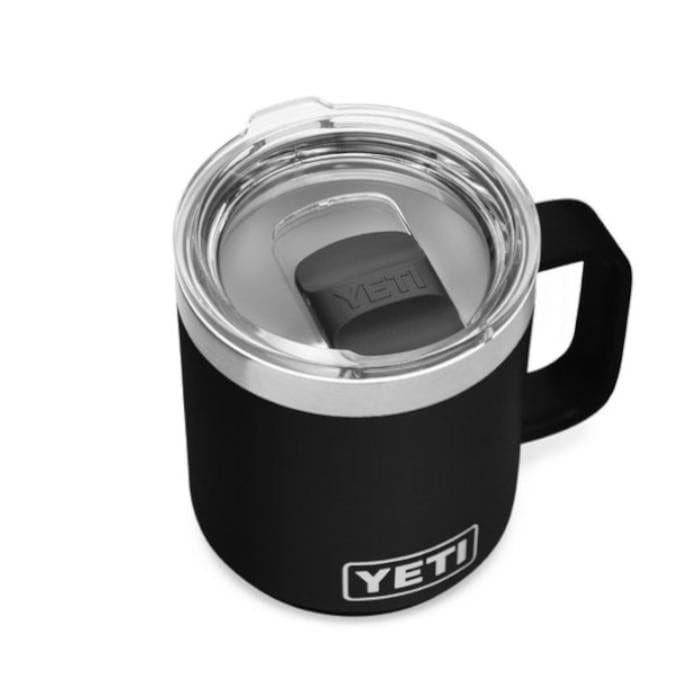 YETI 21. GENERAL ACCESS - COOLER STAINLESS Rambler 10 Oz Stackable Mug with Magslider Lid BLACK