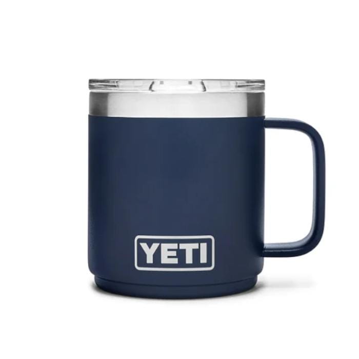 YETI 21. GENERAL ACCESS - COOLER STAINLESS Rambler 10 Oz Stackable Mug with Magslider Lid NAVY