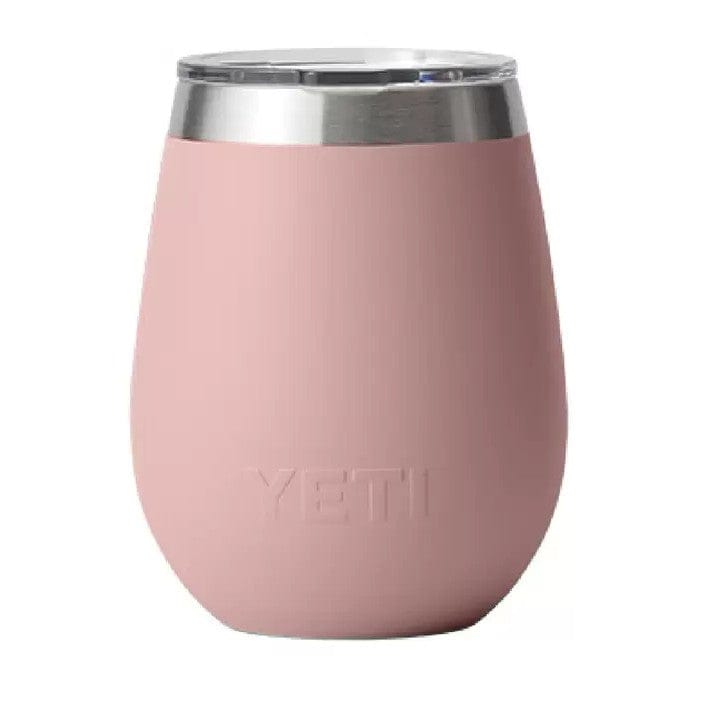YETI 21. GENERAL ACCESS - COOLER STAINLESS Rambler 10 Oz Wine Tumbler with Magslider Lid SANDSTONE PINK