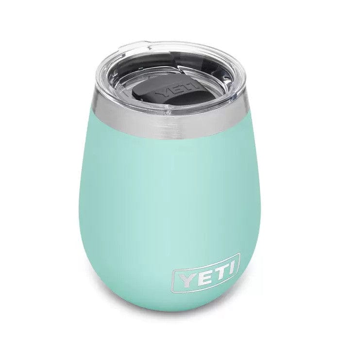 YETI 21. GENERAL ACCESS - COOLER STAINLESS Rambler 10 Oz Wine Tumbler with Magslider Lid SEAFOAM