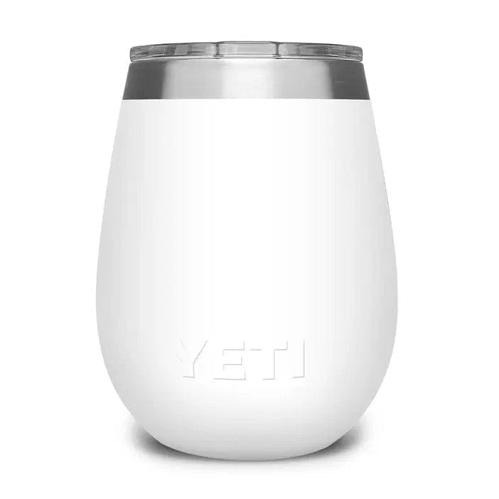 YETI 21. GENERAL ACCESS - COOLER STAINLESS Rambler 10 Oz Wine Tumbler with Magslider Lid WHITE