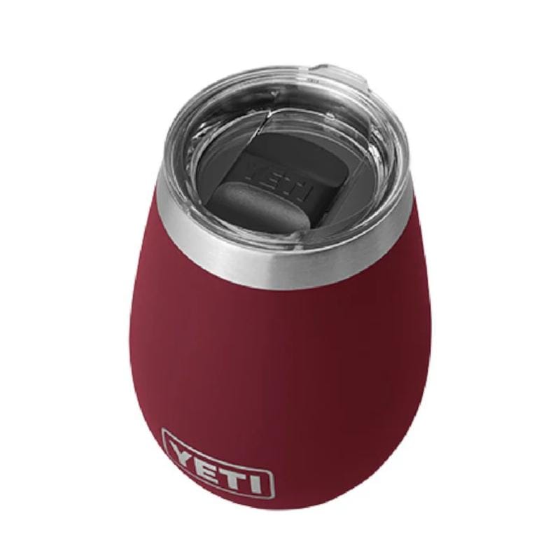 YETI DRINKWARE - CUPS|MUGS - CUPS|MUGS Rambler 10 Oz Wine Tumbler with Magslider Lid HARVEST RED