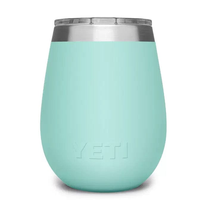 YETI 21. GENERAL ACCESS - COOLER STAINLESS Rambler 10 Oz Wine Tumbler with Magslider Lid SEAFOAM