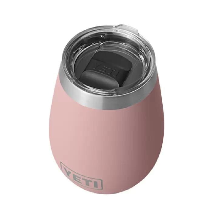 YETI 21. GENERAL ACCESS - COOLER STAINLESS Rambler 10 Oz Wine Tumbler with Magslider Lid SANDSTONE PINK