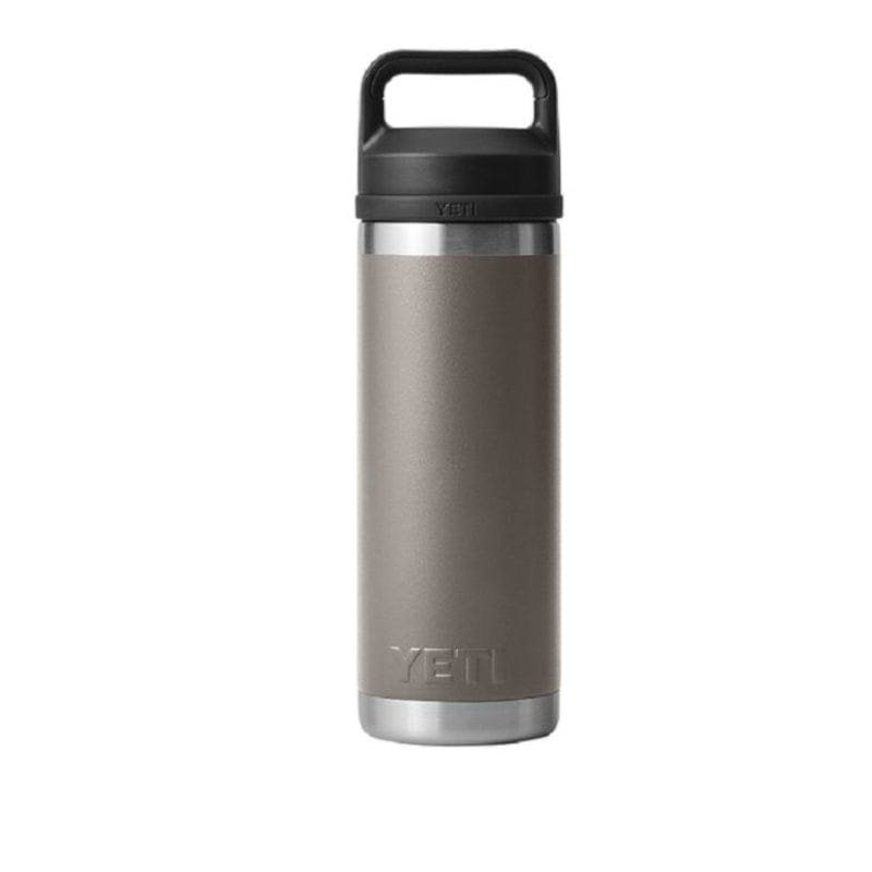 Yeti Rambler 18oz Silver Bottle with Chug Cap - Stainless Steel