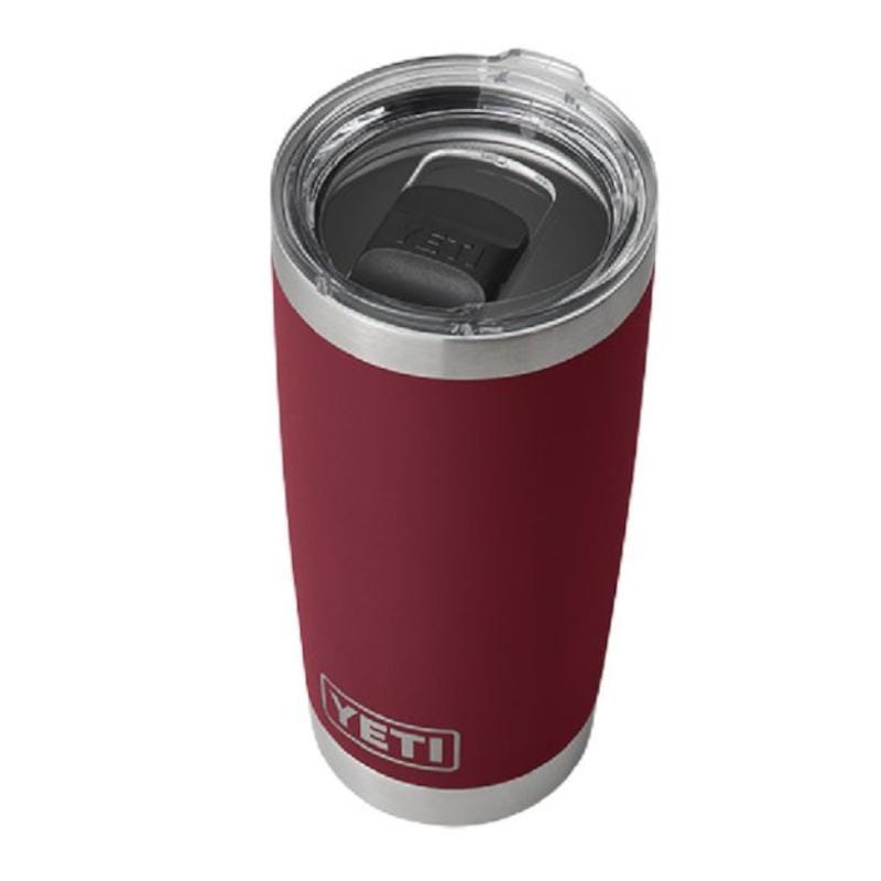YETI 21. GENERAL ACCESS - COOLER STAINLESS Rambler 20 Oz Tumbler with Magslider Lid HARVEST RED