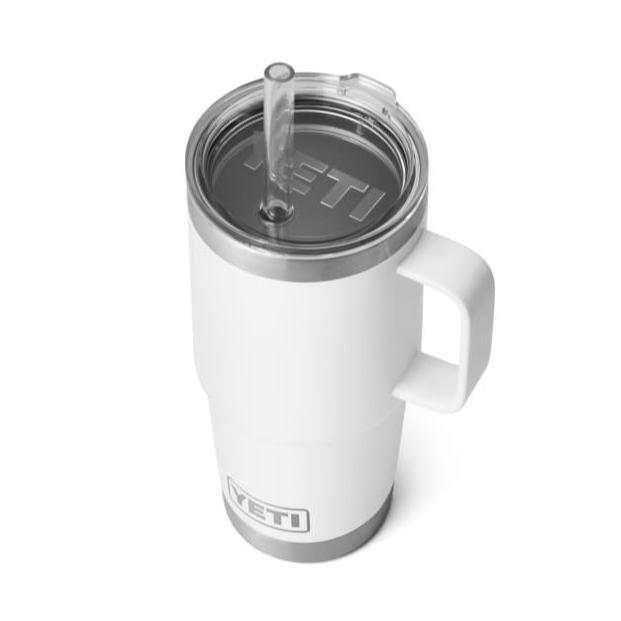 YETI 08. DRINKWARE - CUPS|MUGS - CUPS|MUGS Rambler 25 oz Mug W/ Straw Lid WHITE