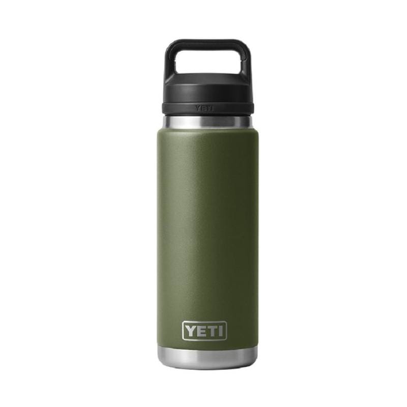 YETI 21. GENERAL ACCESS - COOLER STAINLESS Rambler 26 Oz Bottle with Chug Cap HIGHLANDS OLIVE