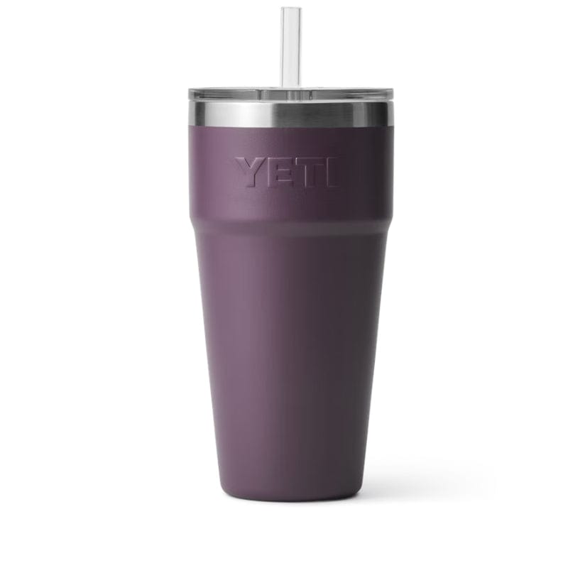 YETI 21. GENERAL ACCESS - COOLER STAINLESS Rambler 26 Oz Stackable Cup with Straw Lid NORDIC PURPLE