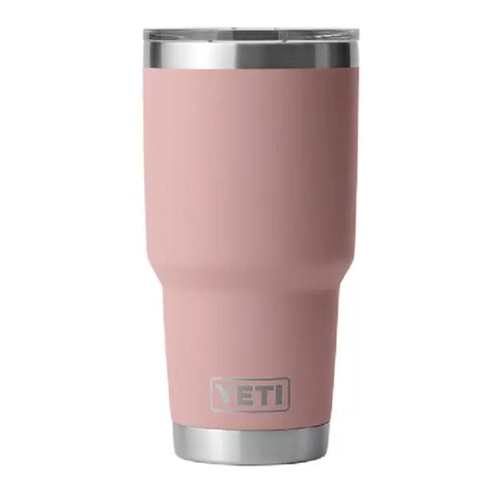 YETI 21. GENERAL ACCESS - COOLER STAINLESS Rambler 30 Oz Tumbler with Magslider Lid SANDSTONE PINK