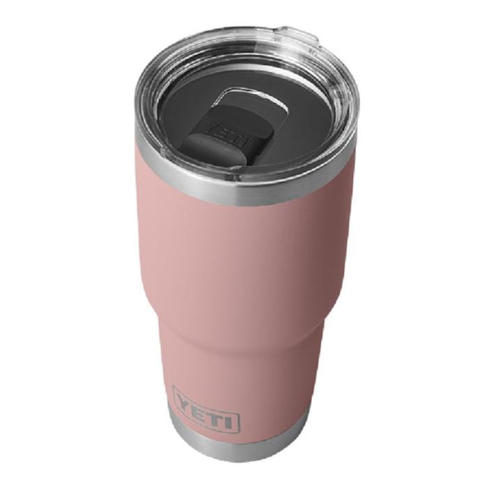 YETI 21. GENERAL ACCESS - COOLER STAINLESS Rambler 30 Oz Tumbler with Magslider Lid SANDSTONE PINK