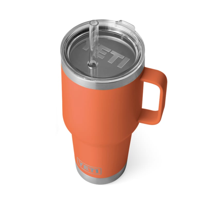 YETI DRINKWARE - WATER BOTTLES - WATER BOTTLES Rambler 35 oz Mug W/ Straw Lid HIGH DESERT CLAY