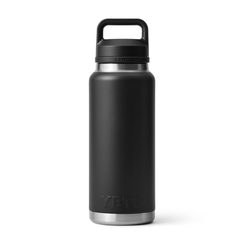 YETI DRINKWARE - WATER BOTTLES - WATER BOTTLES Rambler 36 Oz Bottle with Chug Cap BLACK