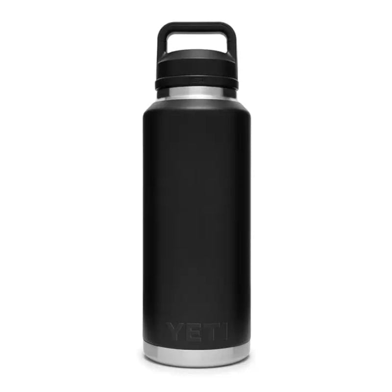 YETI DRINKWARE - WATER BOTTLES - WATER BOTTLES Rambler 46 Oz Bottle with Chug Cap BLACK
