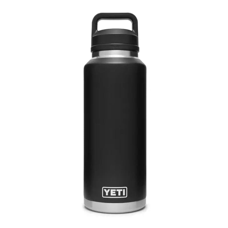 YETI DRINKWARE - WATER BOTTLES - WATER BOTTLES Rambler 46 Oz Bottle with Chug Cap BLACK